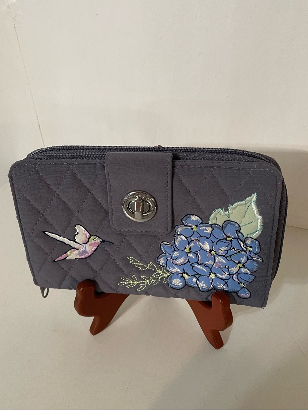 Vera Bradley Hummingbird Hydrangea Wallet